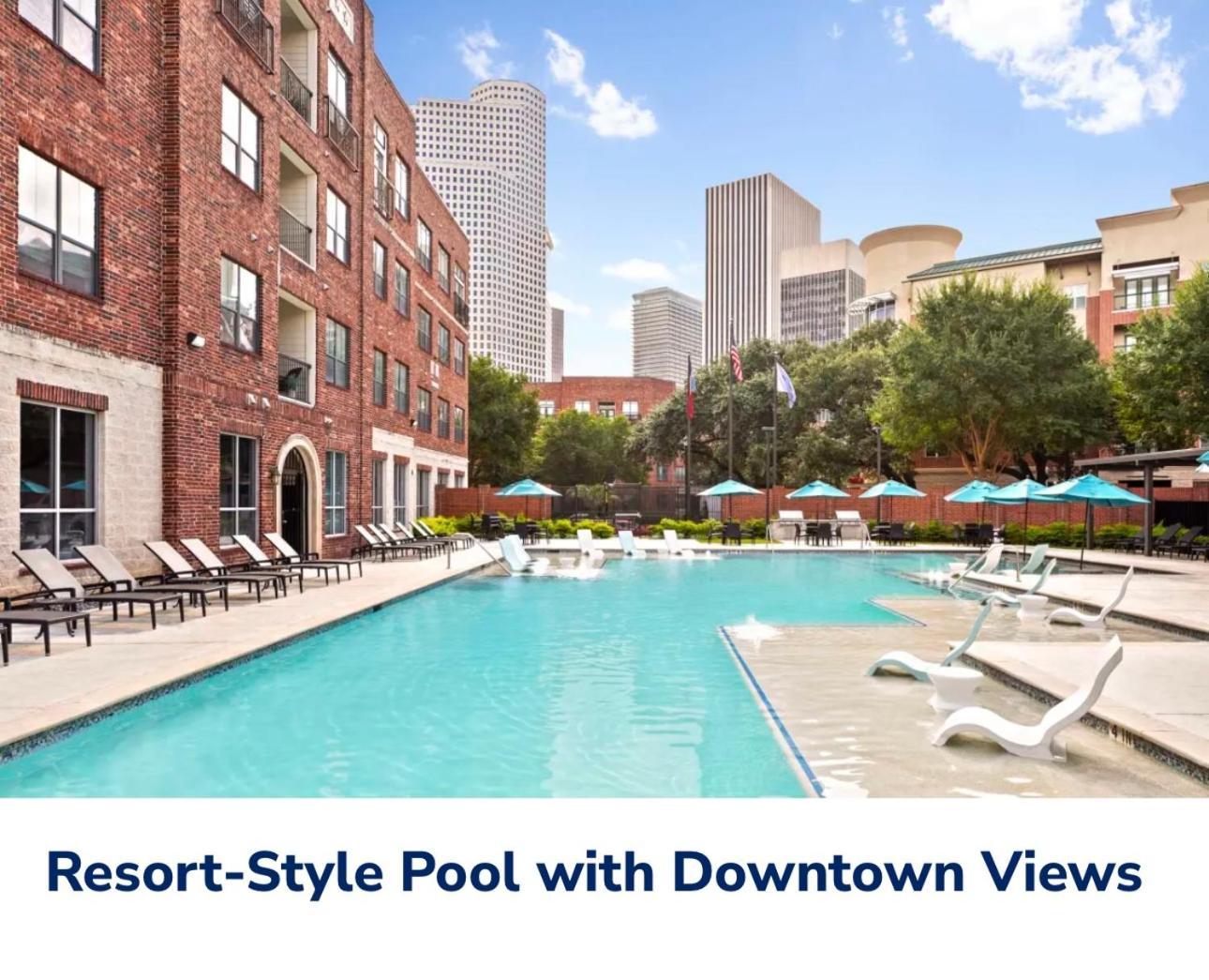 Downtown Dazzle 2 Bedroom Houston Exteriör bild